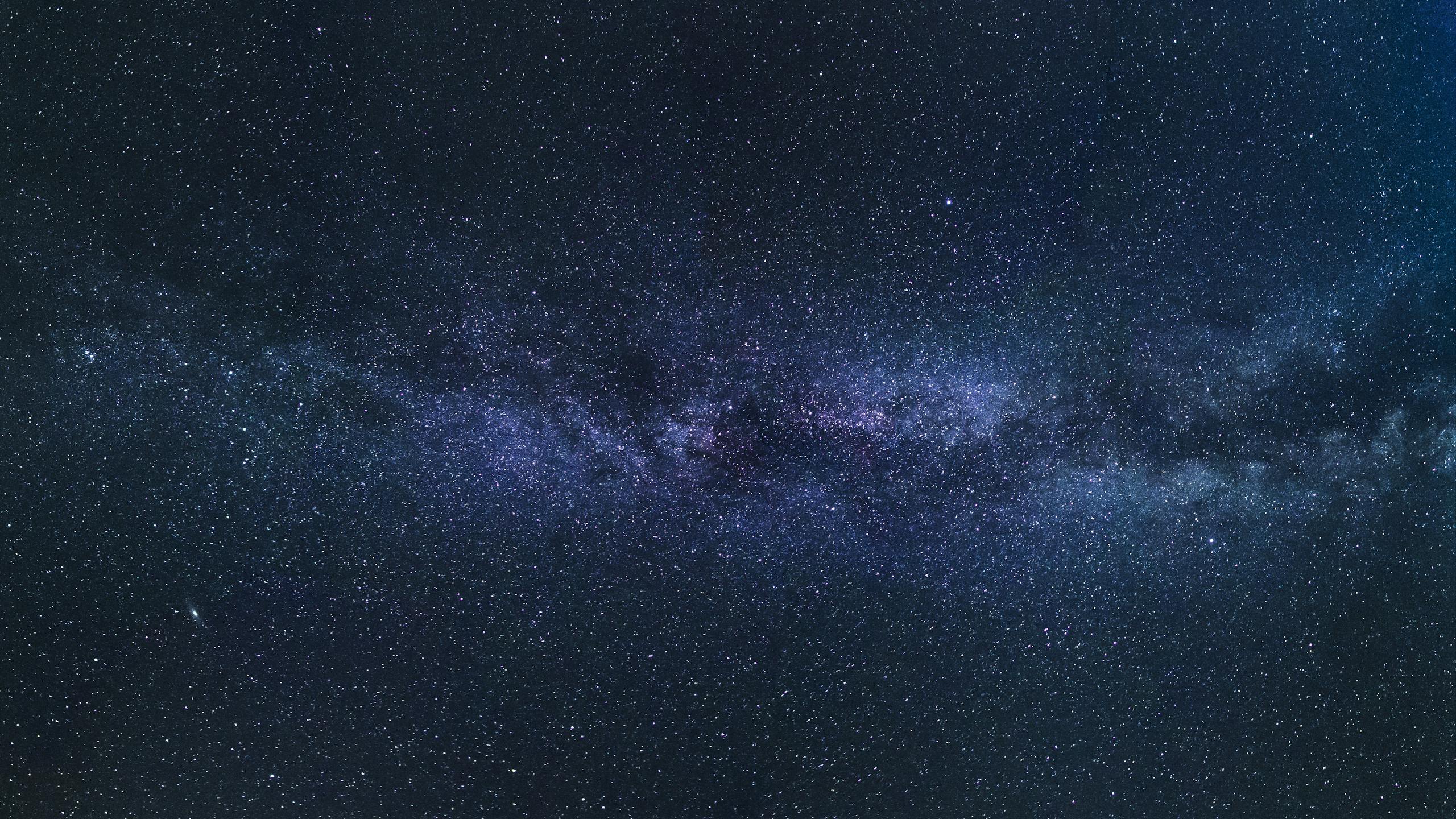 A breathtaking view of the Milky Way galaxy showcasing countless stars in the night sky.